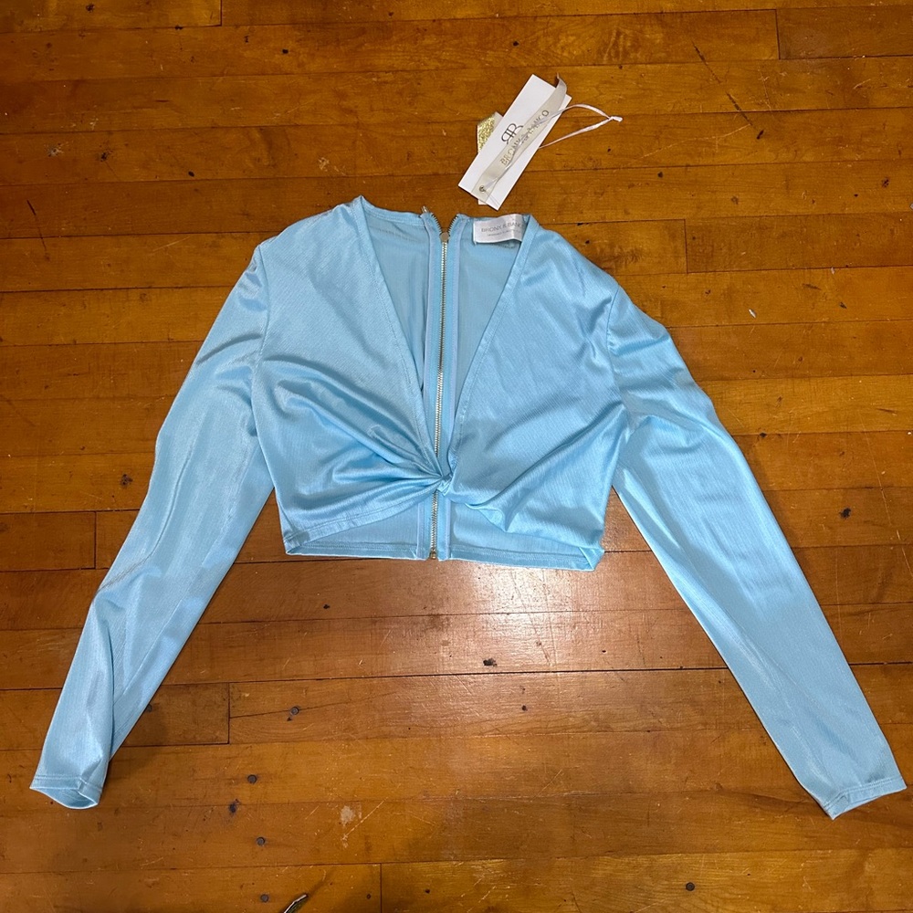 Bronx and Banco light blue top